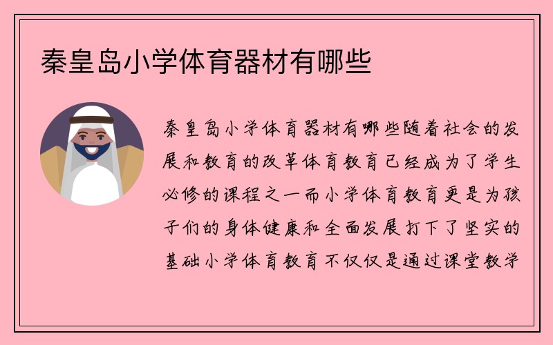 秦皇岛小学体育器材有哪些